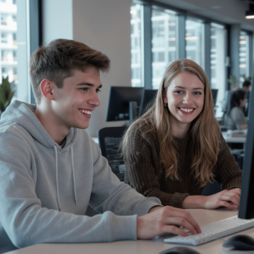 2 jeunes développeurs logiciels