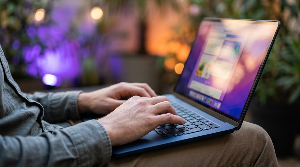Un développeur web qui crée son portfolio