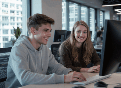 2 jeunes développeurs logiciels